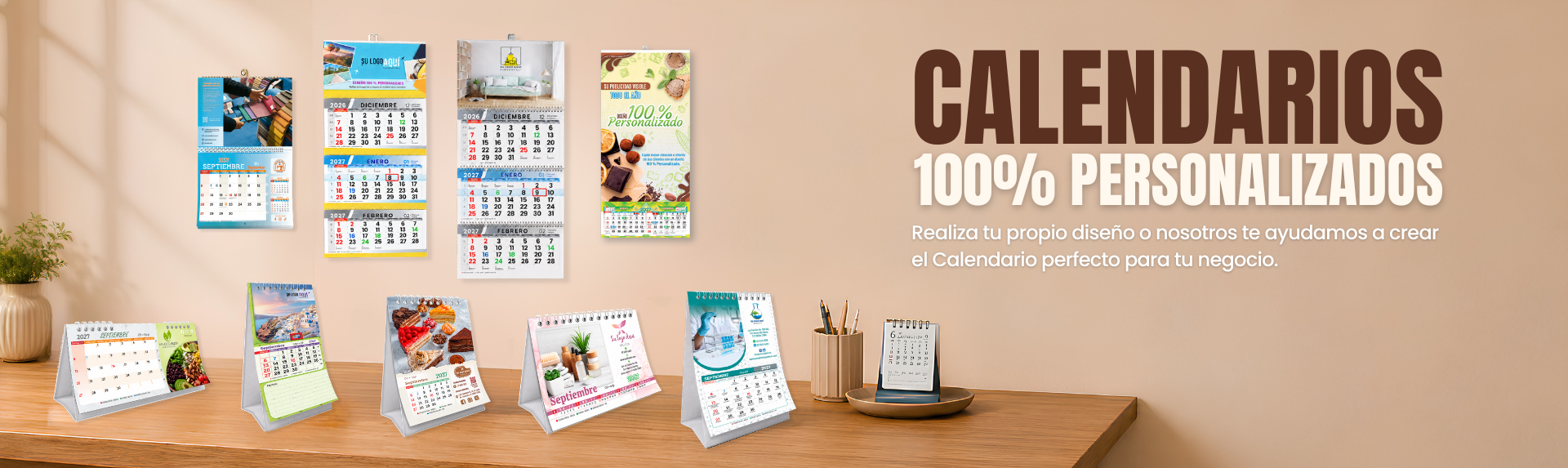 Calendarios 100% Personalizados CyM