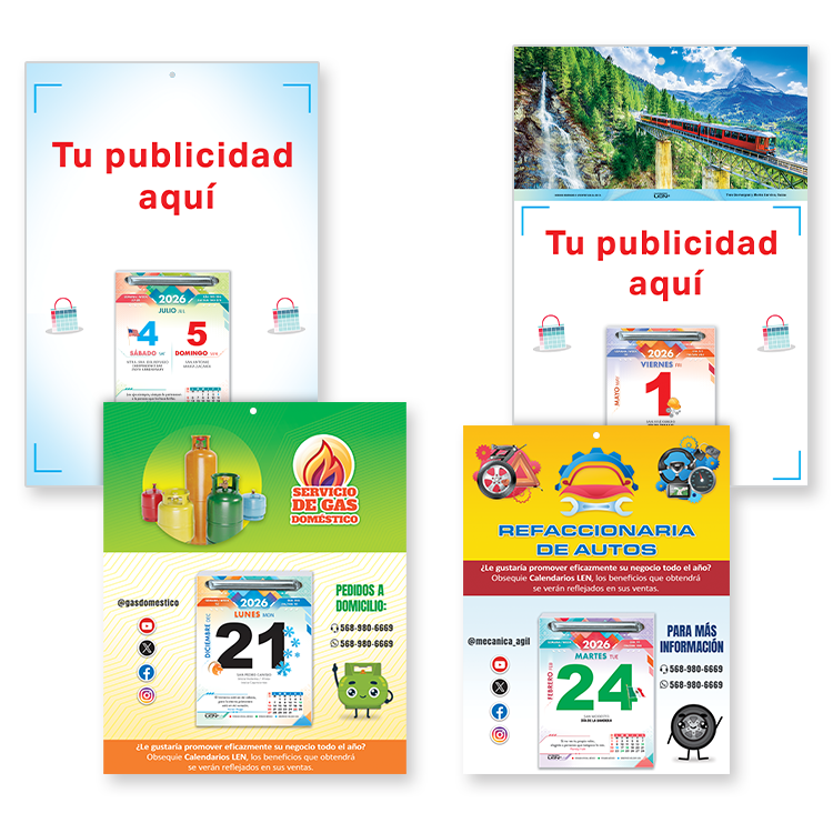 Calendarios Exfoliadores